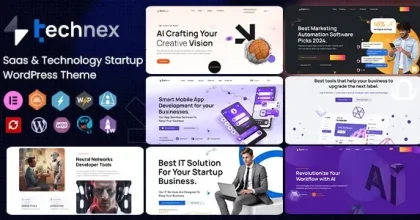 Technex - Elementor Technology & Software WordPress Theme
