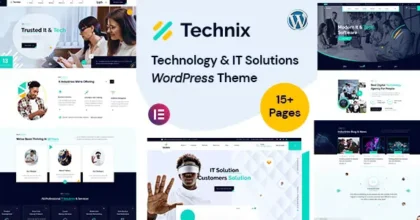 Technix Technology & IT Solutions WordPress Theme