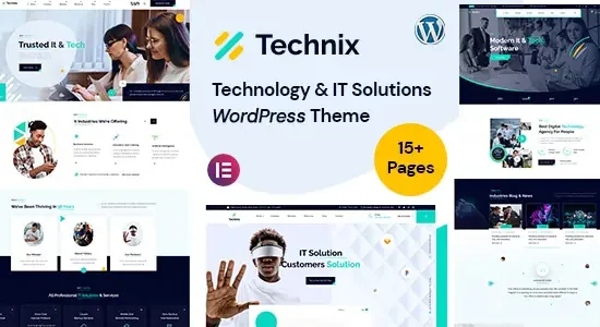 Technix Technology & IT Solutions WordPress Theme