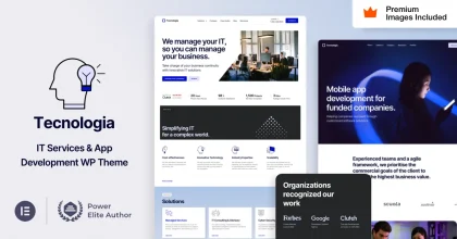 Technology – IT Services & App Development WordPress Theme