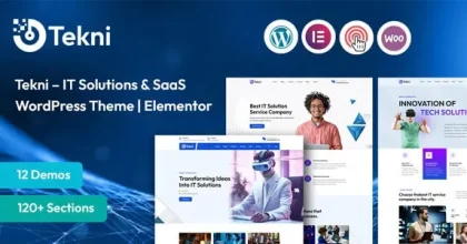 Tekni - IT Solutions & Technology WordPress Theme