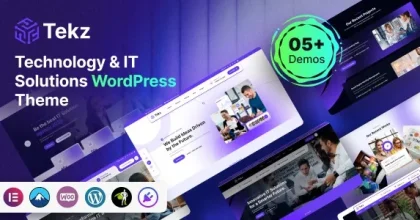 Tekz - Technology & IT Solutions WordPress Theme