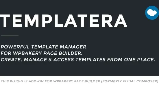 Templatera Template Manager for WPBakery Page Builder