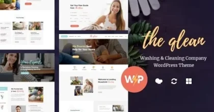 The Qlean – Cleaning Company WordPress Theme