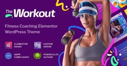 The Workout – Trainer Fitness WordPress Theme
