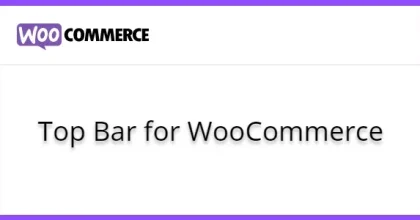 Top Bar for WooCommerce
