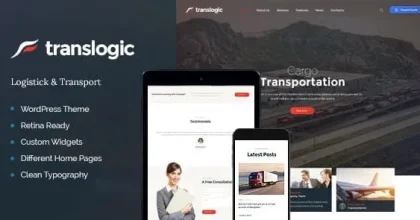 Translogic – Logistics & Shipment Transportation WordPress Theme