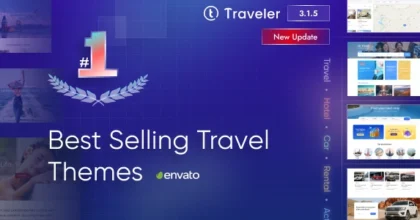 Traveler Travel Booking WordPress Theme