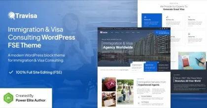 Travisa - Immigration & Visa Consulting FSE WordPress Theme