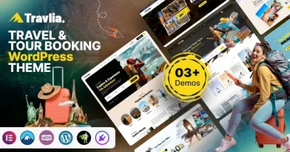 Travlia – Travel & Tour Booking WordPress Theme