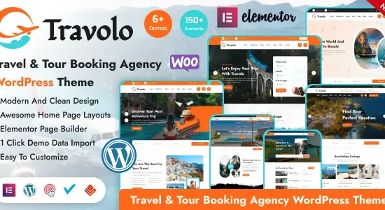 Travolo - Travel & Tour Booking WordPress Theme