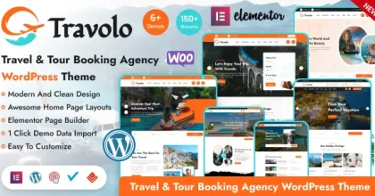Travolo - Travel & Tour Booking WordPress Theme