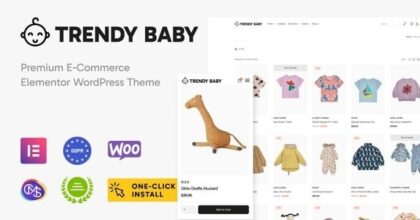 Trendy Baby 1.0.2 – Children and Kids Store WordPress Theme