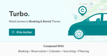 Turbo Car Rental System WordPress Theme