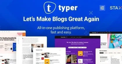 Typer - Amazing Blog and Multi Author Publishing Theme