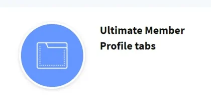 Ultimate Member Profile tabs