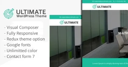 Ultimate - Responsive Multiple Purpose WordPress Theme