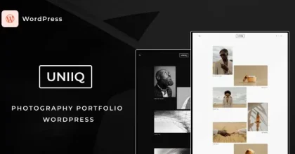 Uniiq Photography Portfolio WordPress Theme