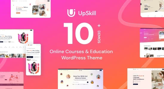 UpSkill Education Online Courses LMS WordPress Theme