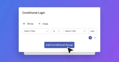 User Registration Conditional Logic Addon