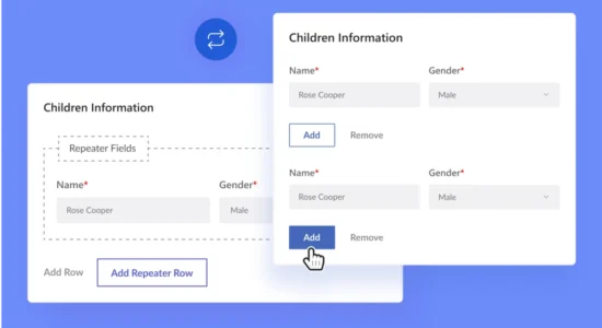 User Registration Repeater Fields