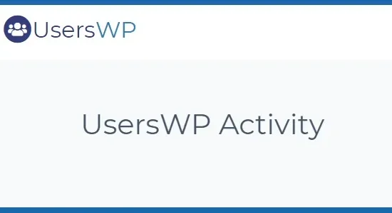 UsersWP Activity