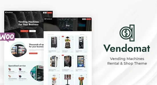 Vendomat Vending Machines WooCommerce Theme