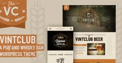 VintClub - A Pub and Whisky Bar WordPress Theme