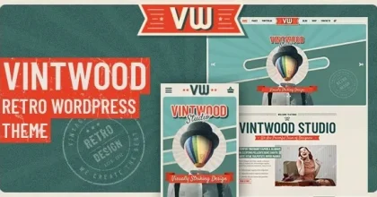 VintWood - a Vintage, Retro WordPress Theme