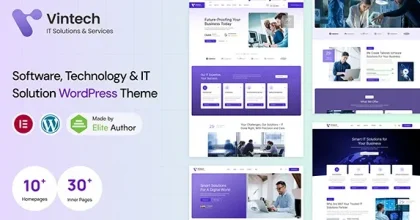 Vintech - Technology & IT Solutions WordPress Theme
