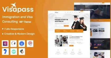 Visapass - Immigration Consulting WordPress Theme