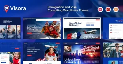 Visora - Immigration and Visa Consulting WordPress Theme