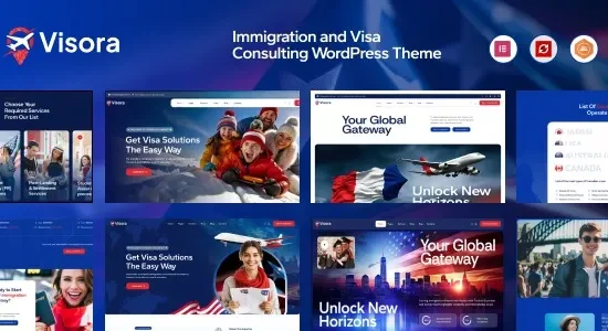 Visora - Immigration and Visa Consulting WordPress Theme