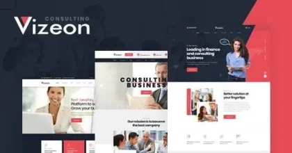 Vizeon Business Consulting WordPress Themes