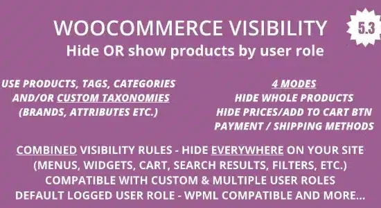 WOOCOMMERCE-VISIBILITY