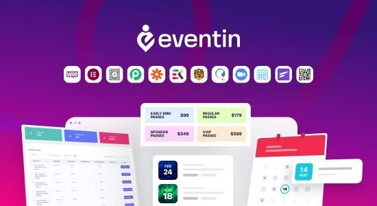 WP Eventin Events Manager & Tickets Selling Plugin for WooCommerce