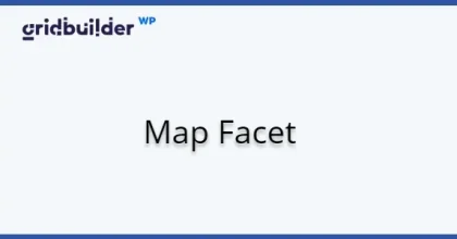 WP Grid Builder Map Facet