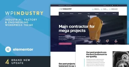 WP Industry – Industrial WordPress Theme