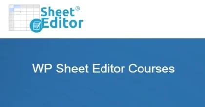 WP Sheet Editor Courses