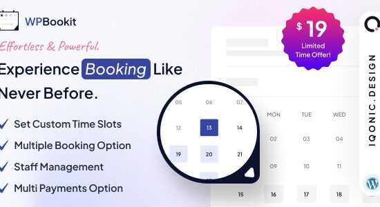 WPBookit Appointment Booking WordPress Plugin