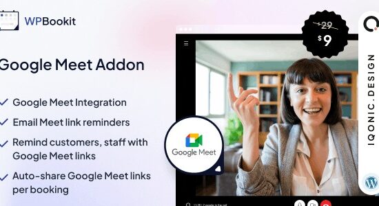 WPBookit Google Meet Addon