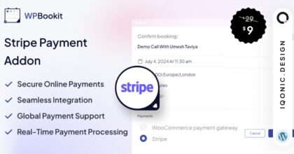 WPBookit Stripe Payment Addon