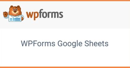 WPForms Google Sheets