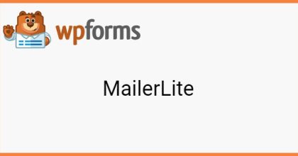 WPForms MailerLite