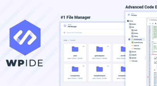 WPIDE File Manager & Code Editor