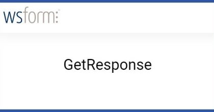 WS Form PRO GetResponse 1.1.3