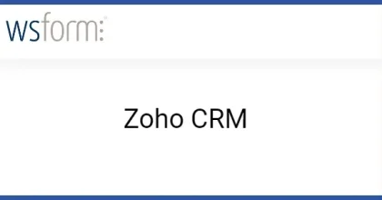 WS Form PRO Zoho CRM 1.0.12