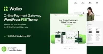 Wallex – Online Payment Gateway FSE WordPress Theme