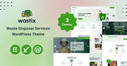 Wastix - Waste Disposal Services WordPress Theme