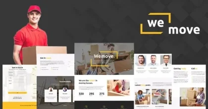WeMove - Home Moving & Logistic WordPress Theme